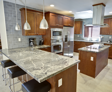 Modern fitted kitchen